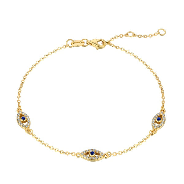 Ellie evil eye bracelet - Gold