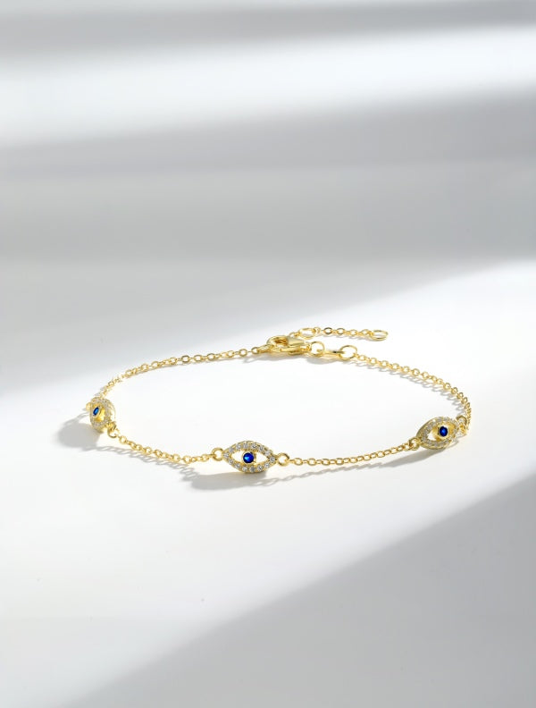 Ellie evil eye bracelet - Gold