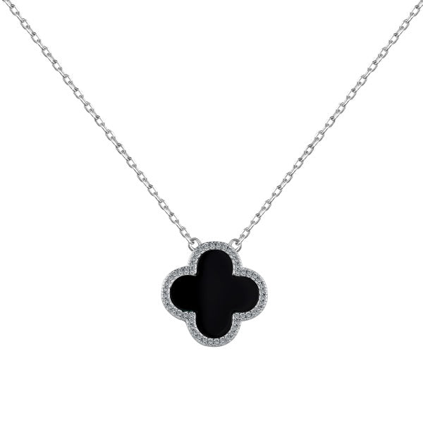 ONYX Black Clover Necklace